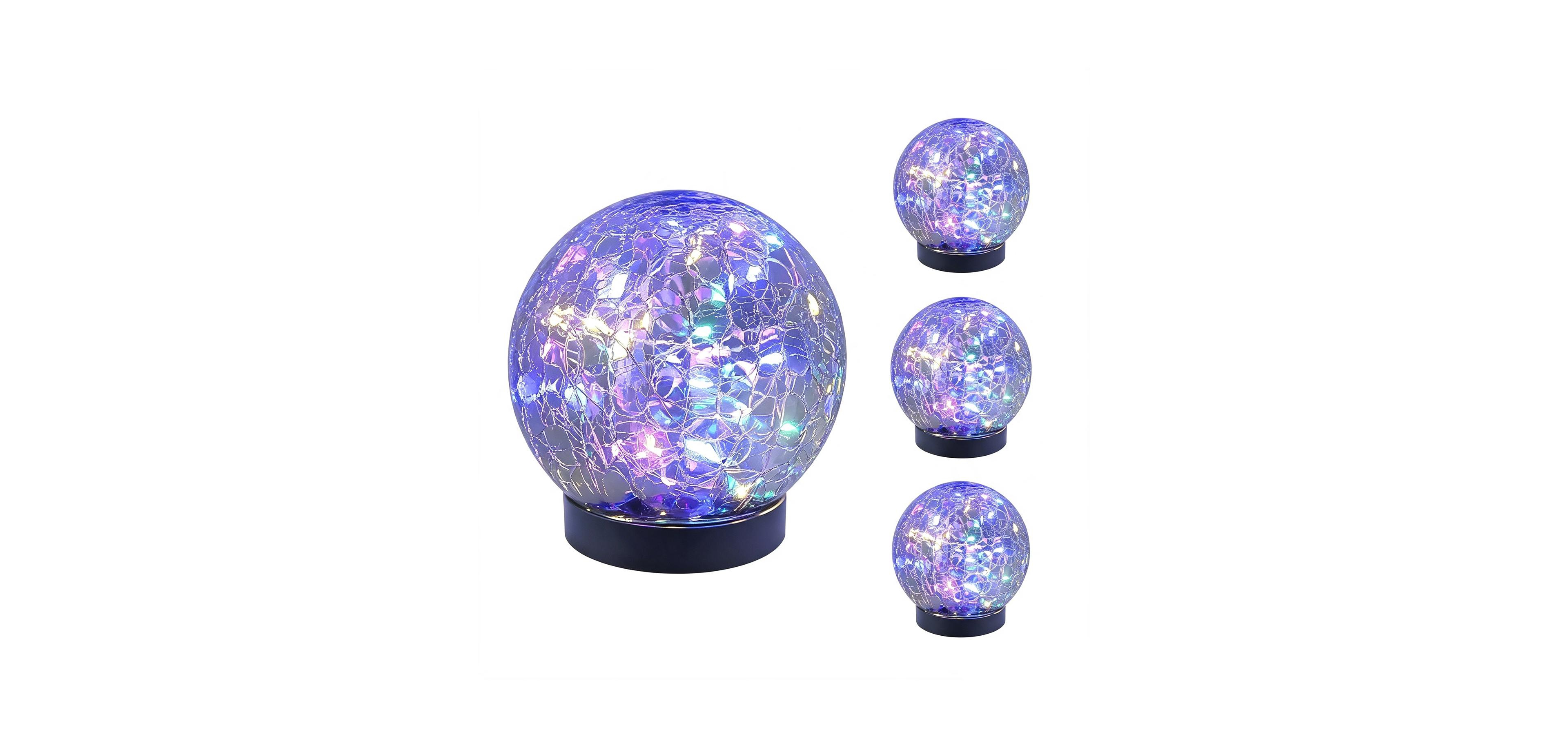 Cowin Solar Globe Lights 4 Pack Glass Ball Outdoor Waterproof Balls