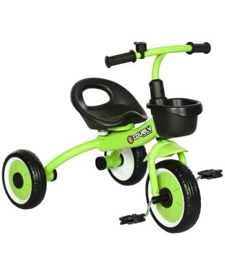 Kids Bike with Puncture-Resistant Wheels and Front Storage Basket, Ages 2-5