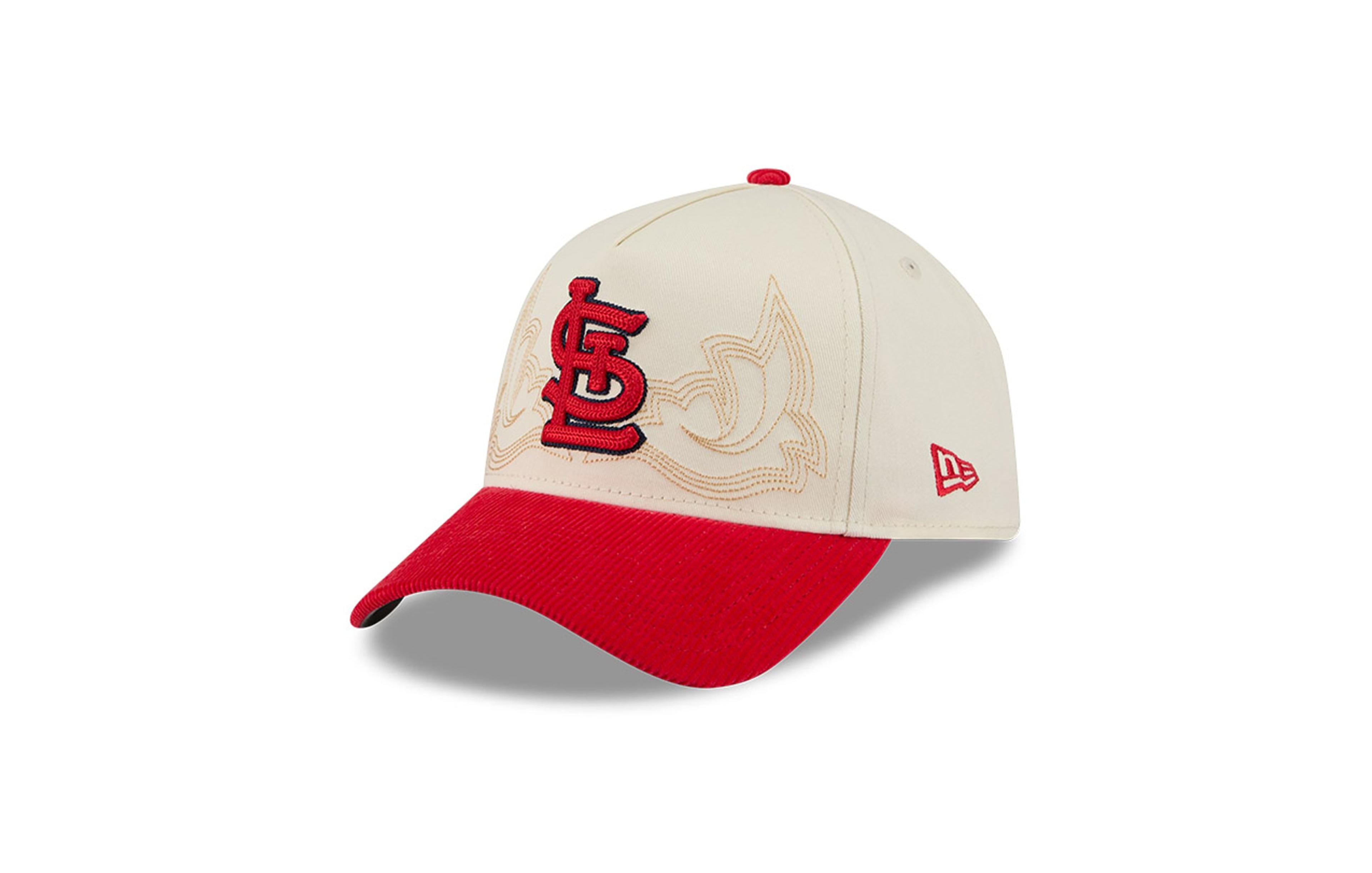 New Era Men's Stone St. Louis Cardinals Western Stitch 9FORTY A-Frame Adjustable Hat