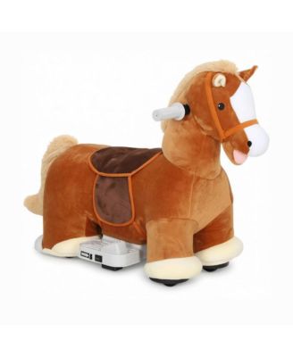 Ride-On Horse 6V Battery-Powered with Music Riding Toy, Ages 18 Months & Up