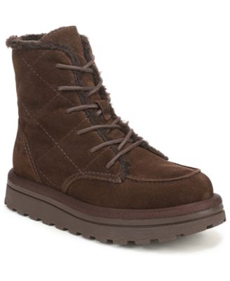 Women's Ossi Suede Faux Fur Round Toe Boots
