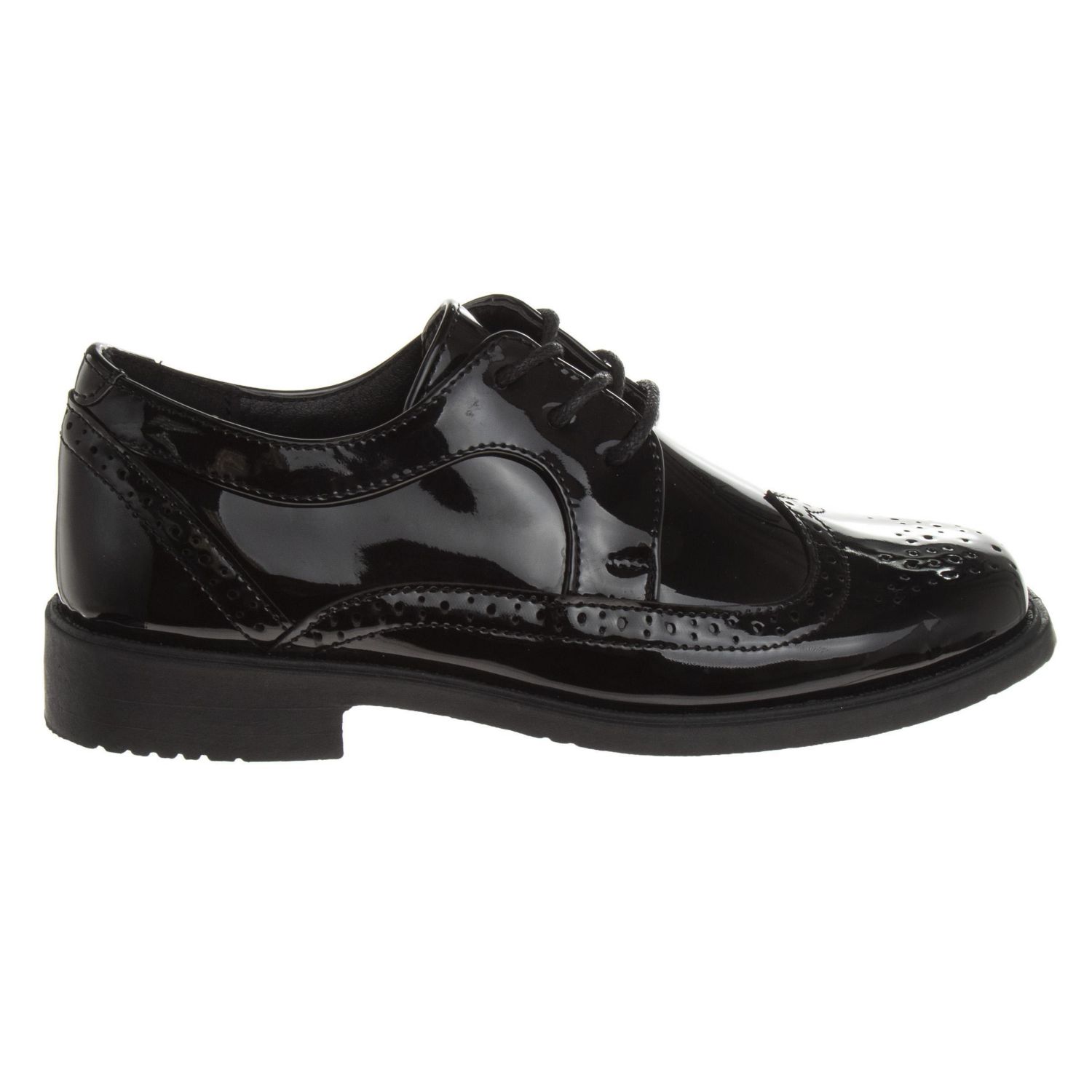 Little Boys 1 -13 Hook and Loop School Durable Comfort Fit Uniform Shoes