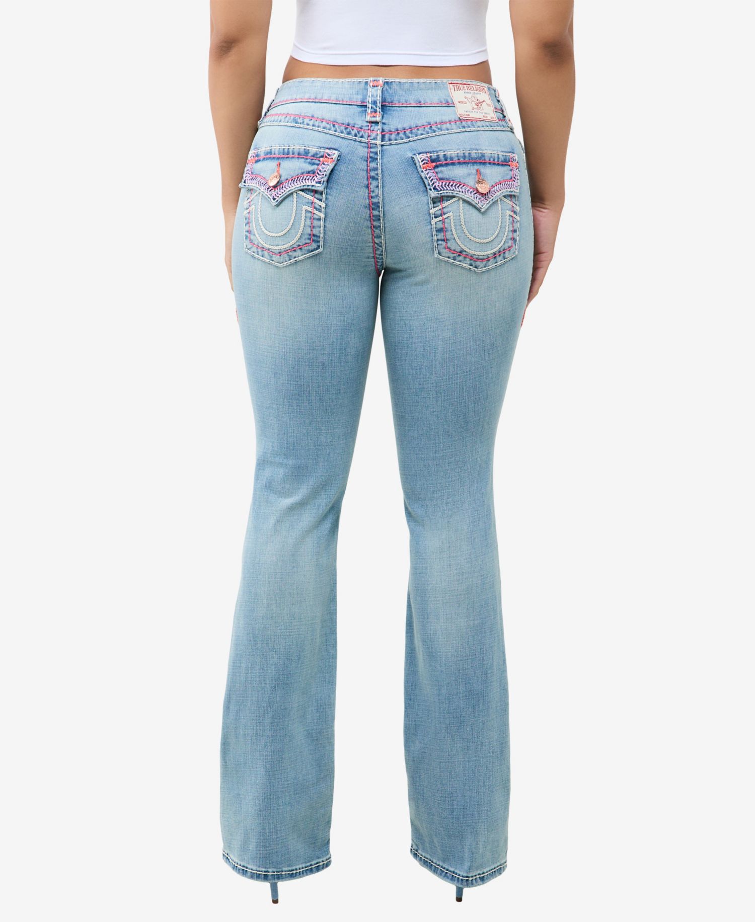 Women's Becca Mid-Rise Light-Rinse Bootcut Jeans