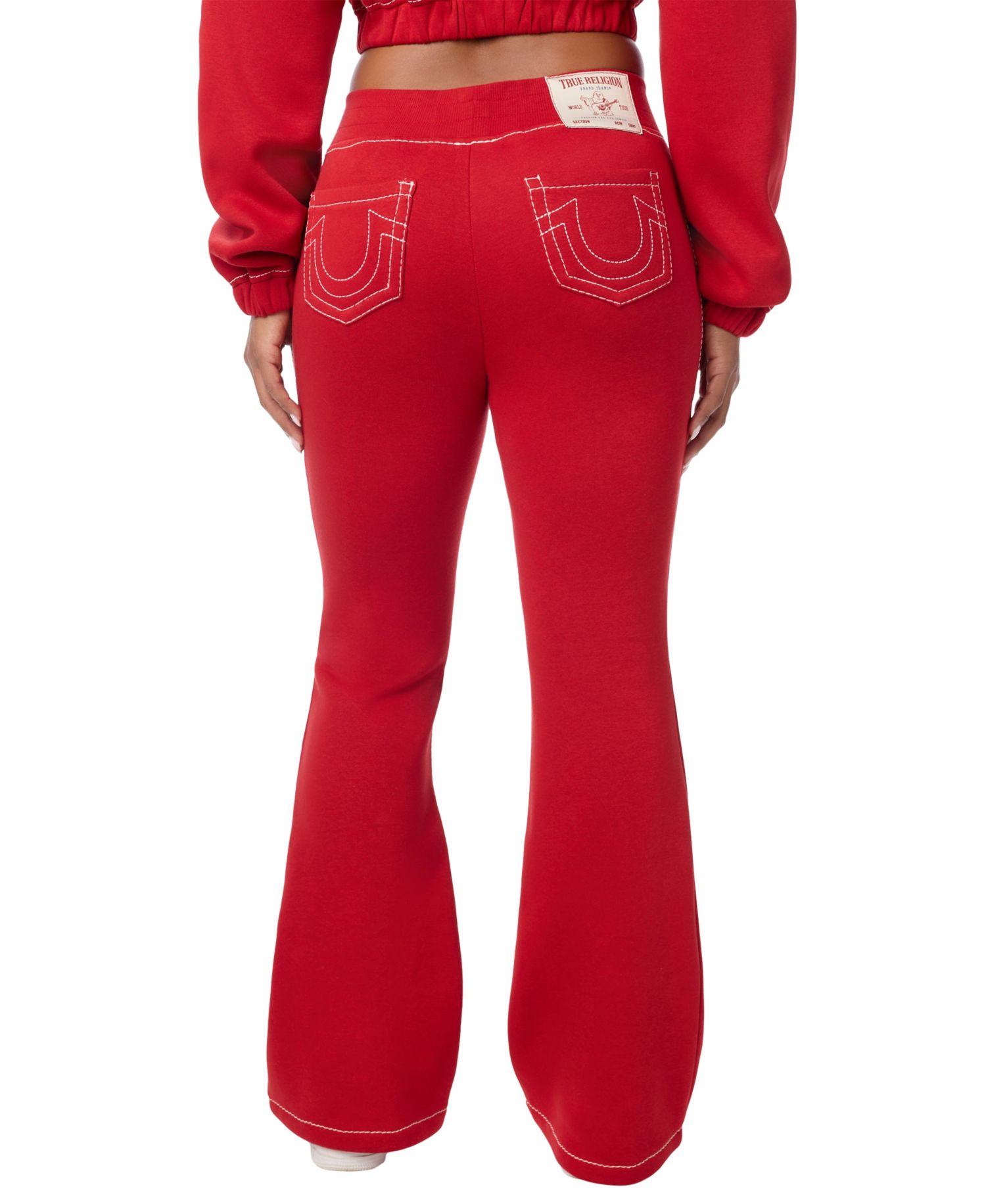 Women's Big T Bootcut Mid-Rise Cotton-Blend Pants