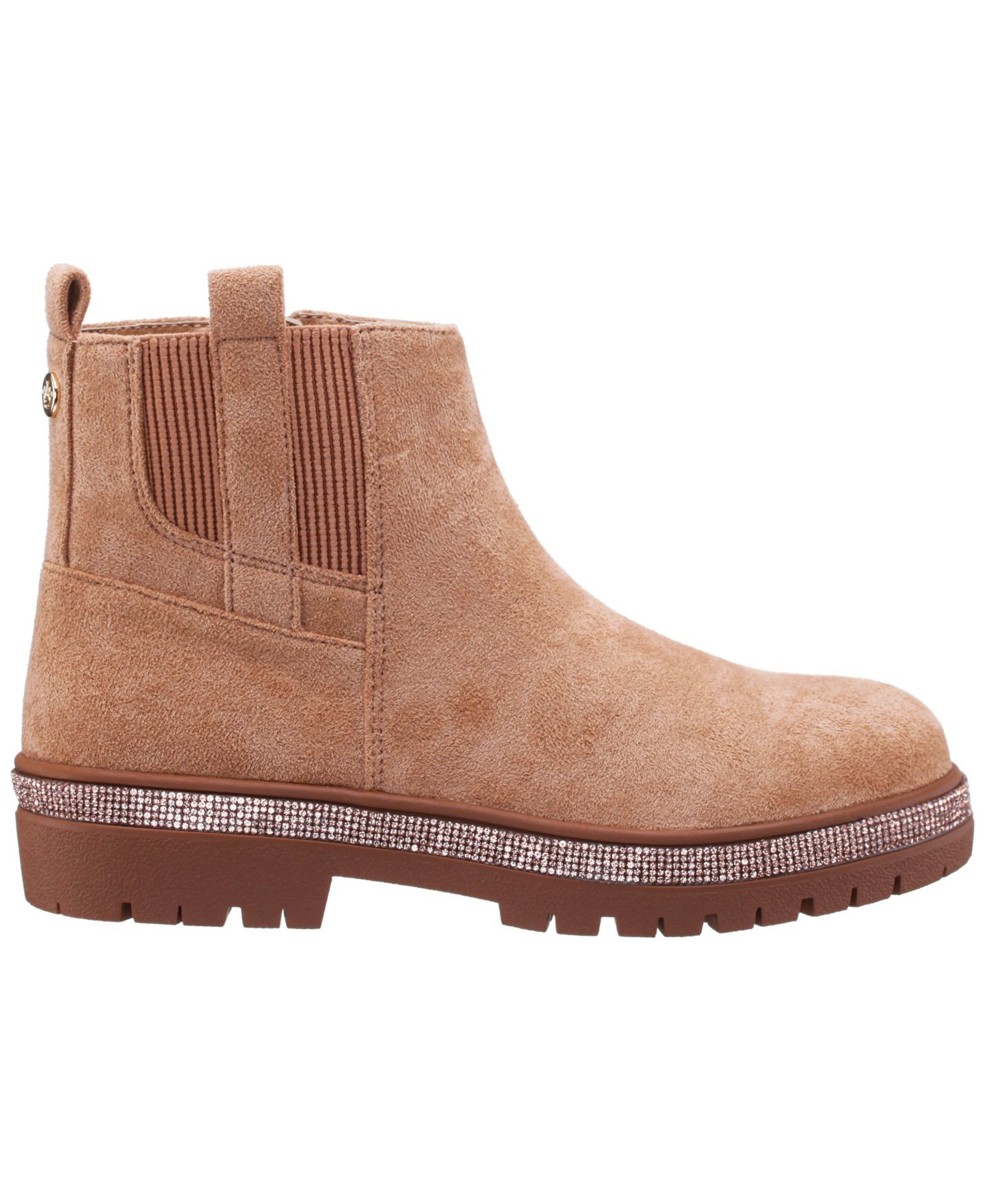 Детские ботинки Nina Evan Girl Microsuede Inside Zip, цвет: Рыжевато-коричневый — фото 4