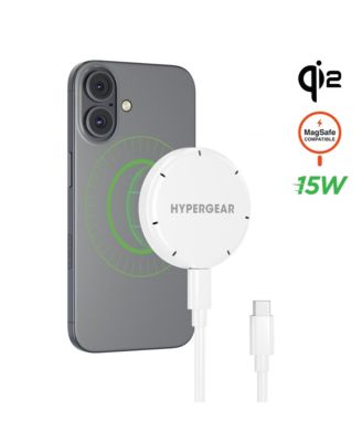 MaxCharge 15W Magnetic Wireless Qi2 Charger, Compatible with iPhone 12 or Later, Galaxy, Pixel, and Android Devices