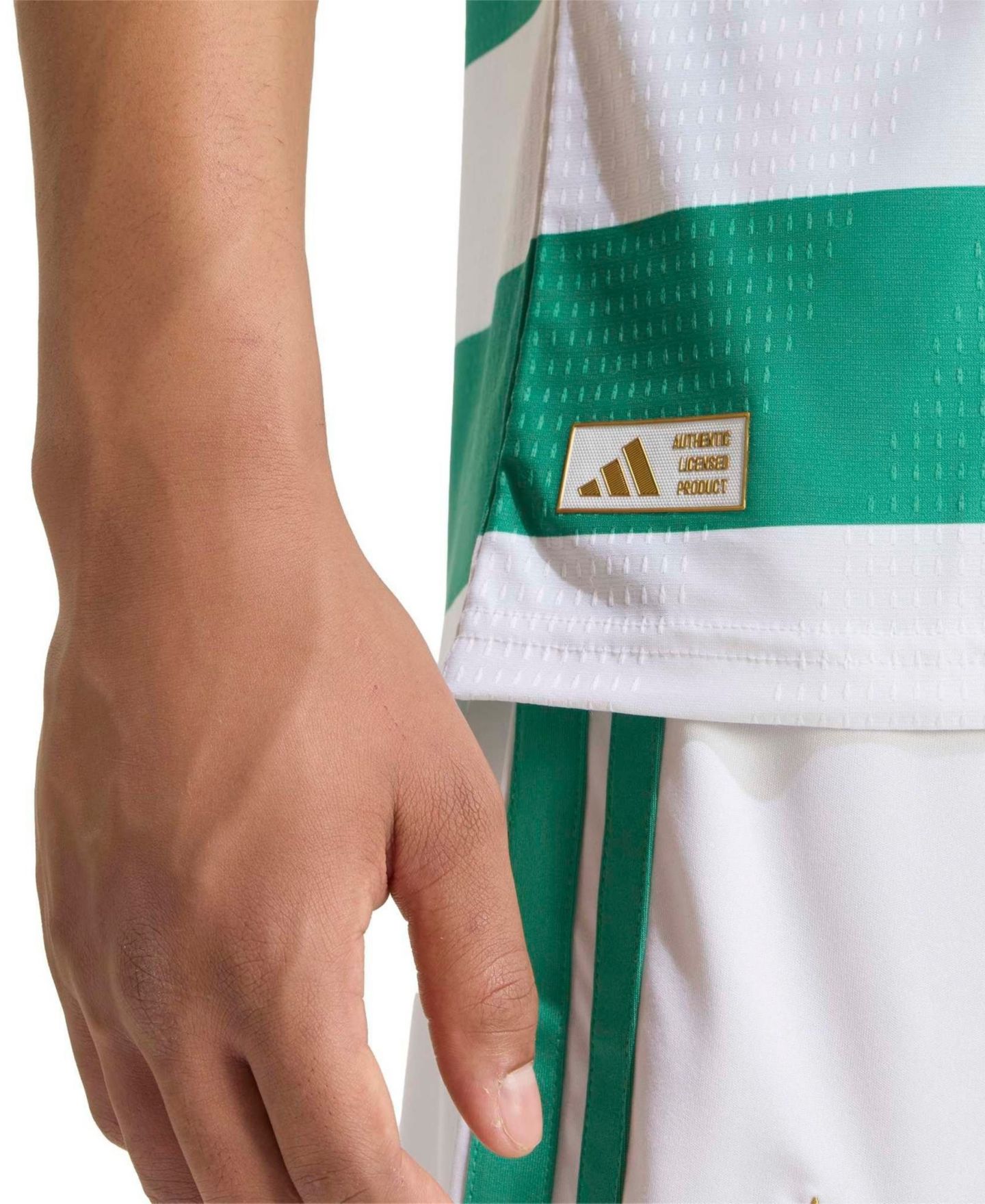Мужской топ adidas White Celtic Home 2026/27 Authentic Jersey — фото 8
