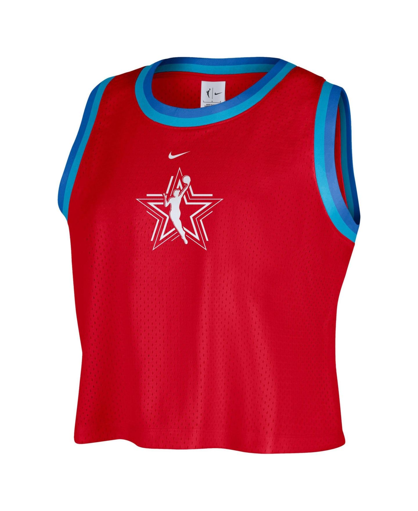 Женский топ Nike Red 2026 WNBA All-Star Game Cropped Mesh — фото 2
