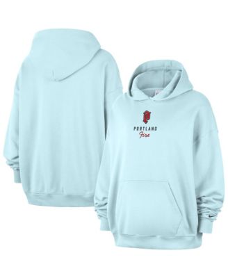 Women's  Light Blue Portland Fire Studio Fleece Hoodie