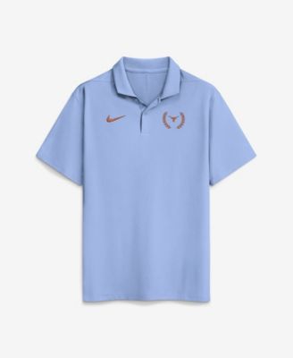 Men's Light Blue Texas Longhorns Heathered Victory Plus Dri-FIT Polo