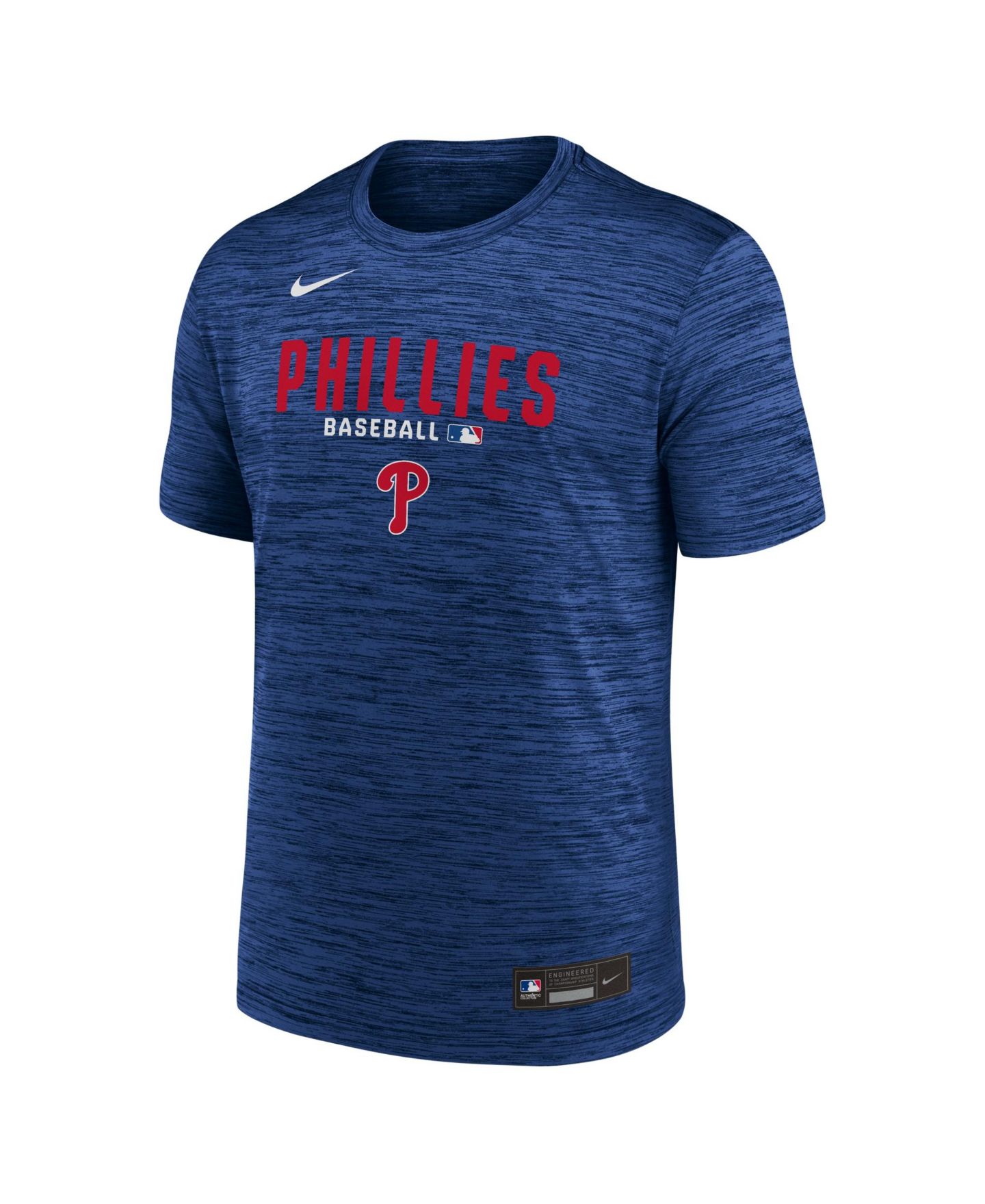 Мужская футболка Nike Royal Philadelphia Phillies Authentic Collection Velocity Dri-FIT — фото 4