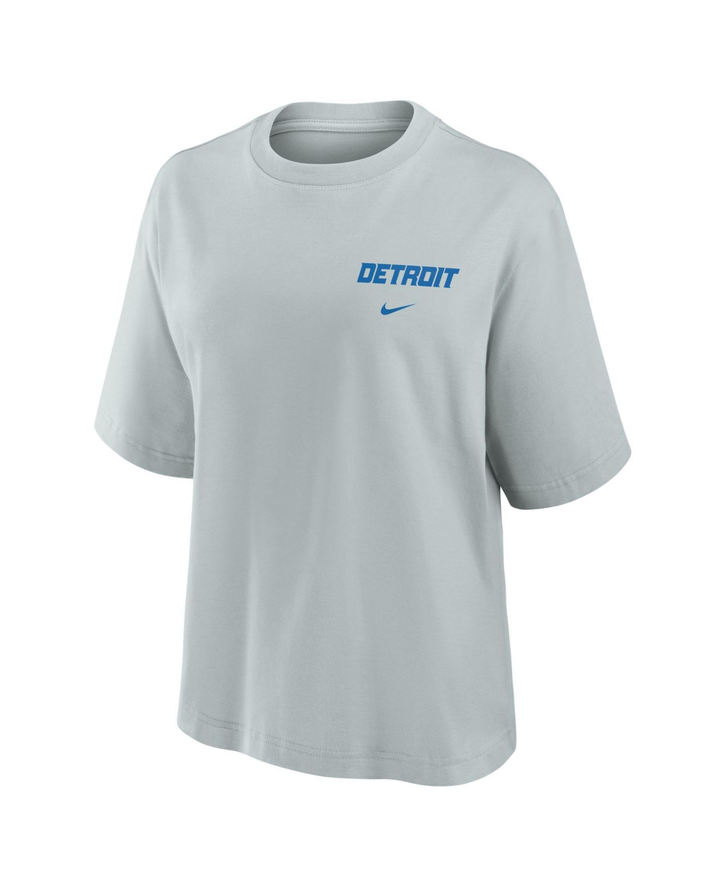 Женская футболка Nike Silver Detroit Lions 2026 Rivalries Collection Boxy — фото 4