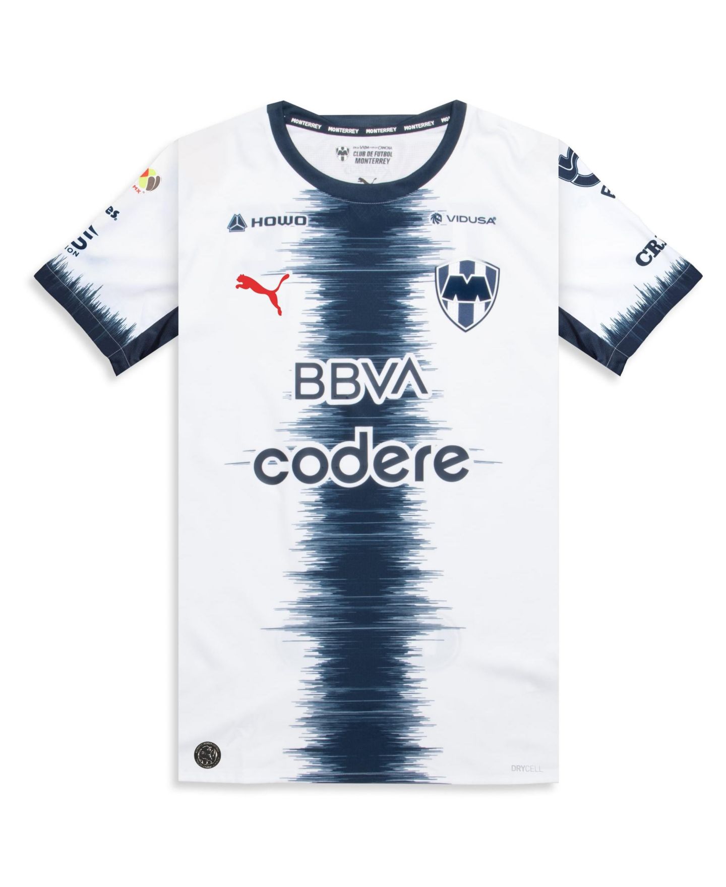Мужской топ PUMA White CF Monterrey 2026/27 Away Replica Jersey — фото 2