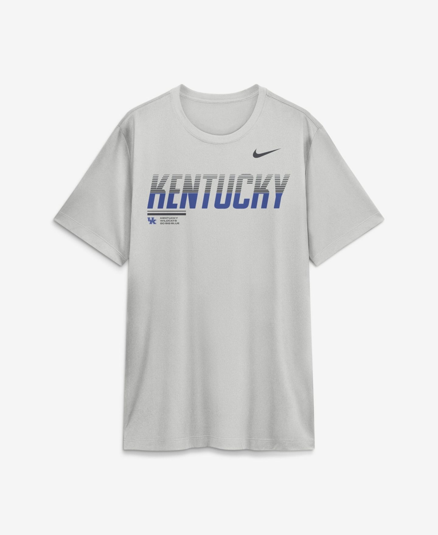 Мужская футболка Nike Gray Kentucky Wildcats Sideline Legend Dri-FIT — фото 4