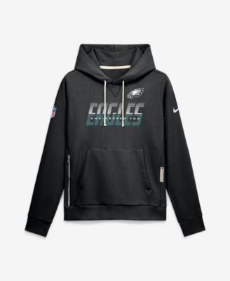 Women's Black Philadelphia Eagles Sideline Standard Issue Dri-FIT Hoodie