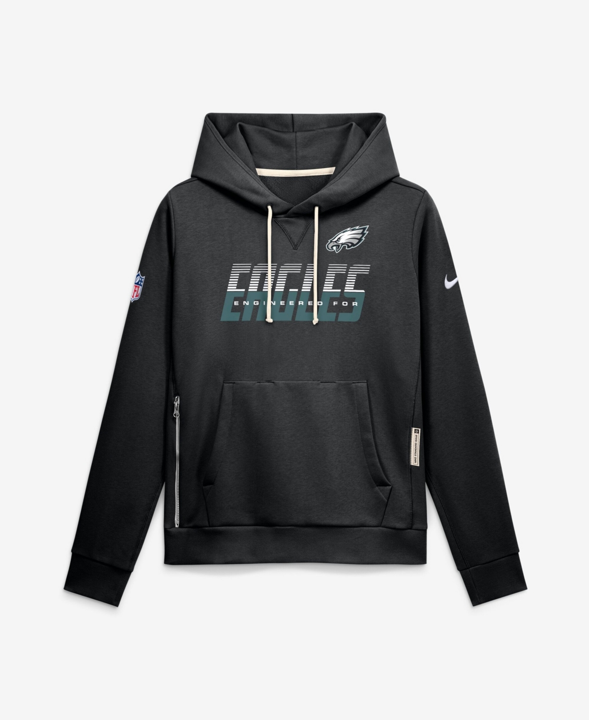 Nike Women's Black Philadelphia Eagles Sideline Standard Issue Dri-fit Hoodie