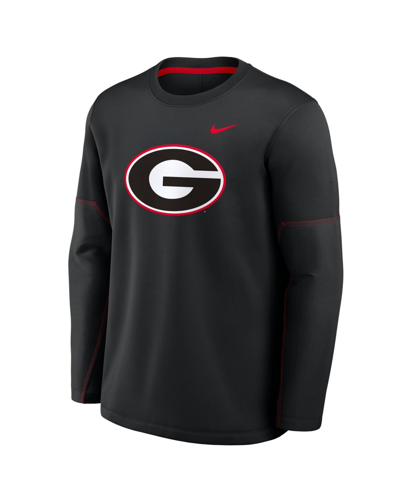 Мужской топ Nike Black Georgia Bulldogs 2026Â Sideline Coaches Therma-FIT Long Sleeve — фото 3