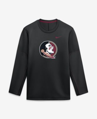 Men's Black Florida State Seminoles 2026Â&nbsp;Sideline Coaches Therma-FIT Long Sleeve Top