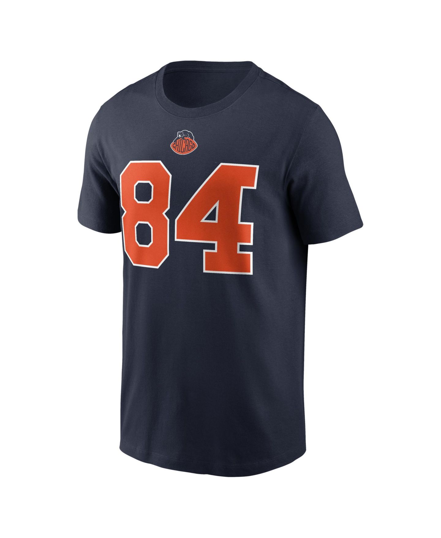 Мужская футболка Nike Colston Loveland Navy Chicago Bears 2026 Rivalries Collection Player Name & Number — фото 4