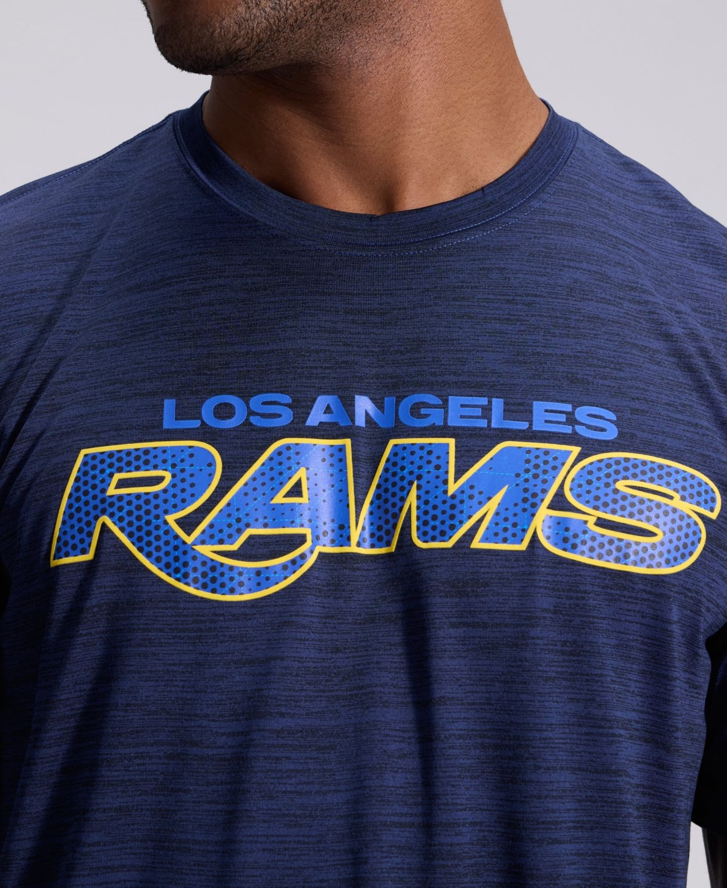 Мужская футболка Nike Navy Los Angeles Rams Rivalries Collection Sideline Velocity — фото 8