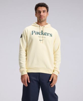 Men's  Cream Green Bay Packers 2026 Rivalries Collection Dri-FIT Pullover Hoodie