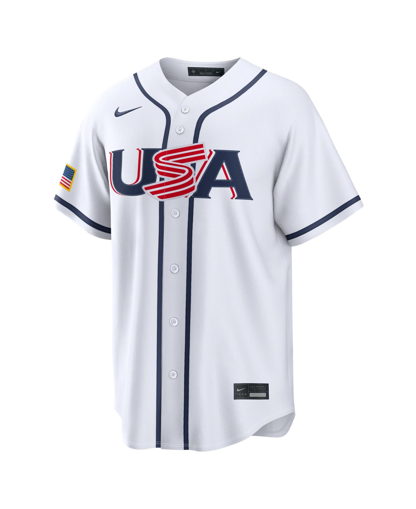 Мужской топ Nike Gunnar Henderson White USA Baseball 2026 World Baseball Classic Home Stadium Jersey — фото 2