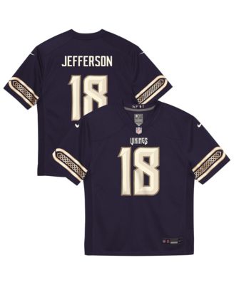 Toddler Justin Jefferson Purple Minnesota Vikings 2026 Rivalries Collection Game Jersey