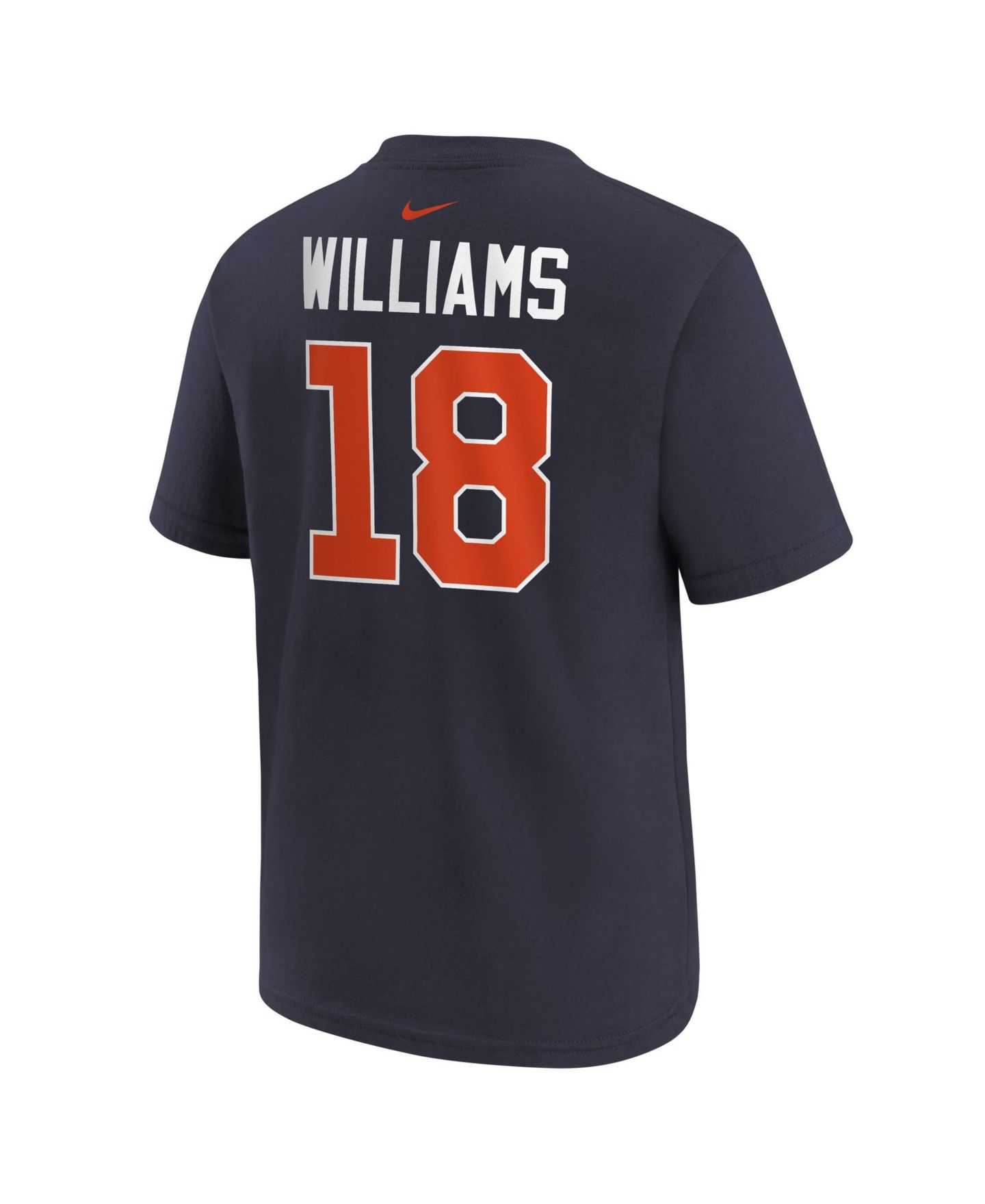 Детская футболка Nike Caleb Williams Navy Chicago Bears 2026 Rivalries Collection Name & Number — фото 3