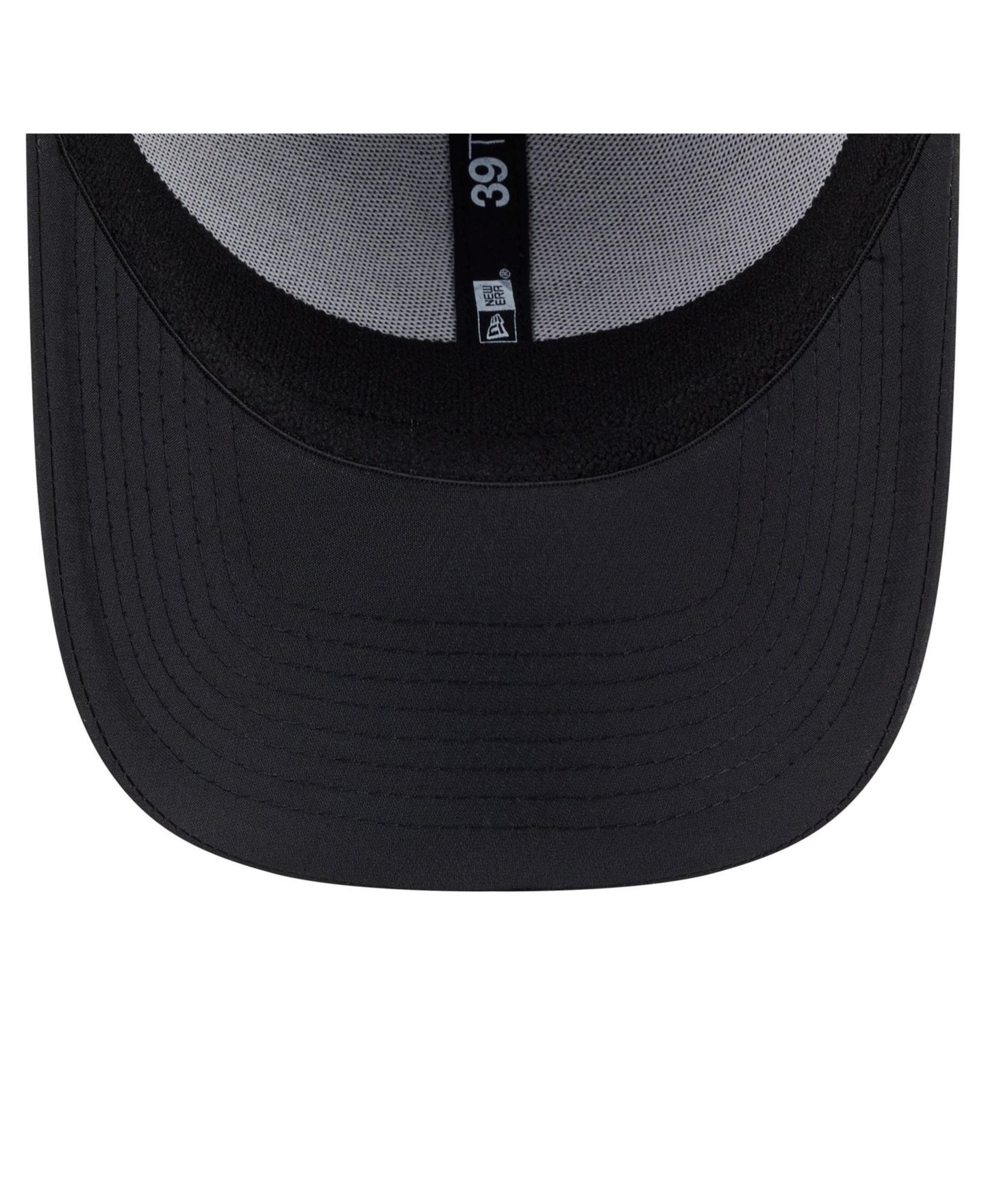 Мужской головной убор New Era Black Washington Capitals Blackout 39THIRTY Stretch Hat — фото 5