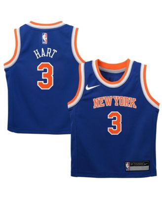 Baby Boys and Girls Josh Hart Blue New York Knicks Replica Swingman Jersey - Icon Edition