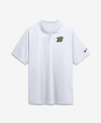 Men's  White Baltimore Ravens Heritage Roots Victory Dri-FIT Polo