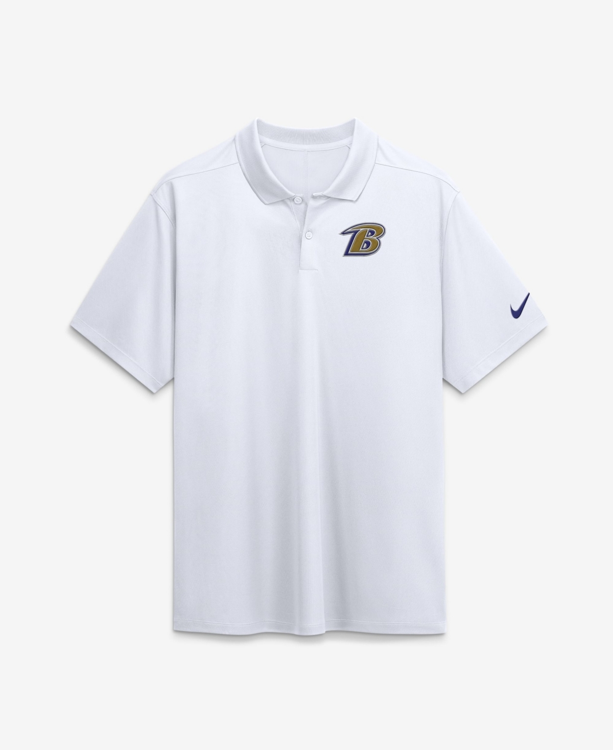 Nike Men's White Baltimore Ravens Heritage Roots Victory Dri-fit Polo Shirt - White