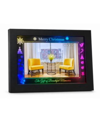 10.1" RGB Light WiFi Digital Photo Frame, 16GB Storage, Christmas Gift