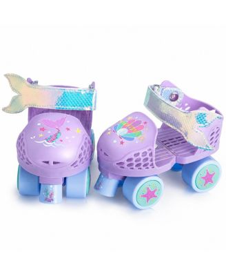 Adjustable Beginner Quad Roller Skates For Kids Size Adjustable Sturdy Build