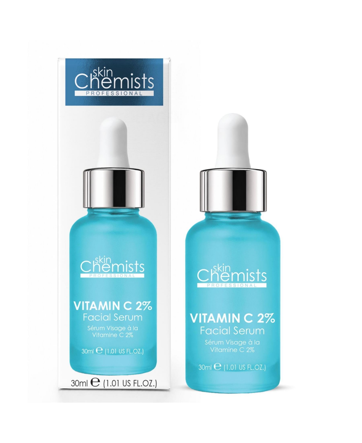 skinChemists Vitamin C 2 percentage Facial Serum 30ml - White