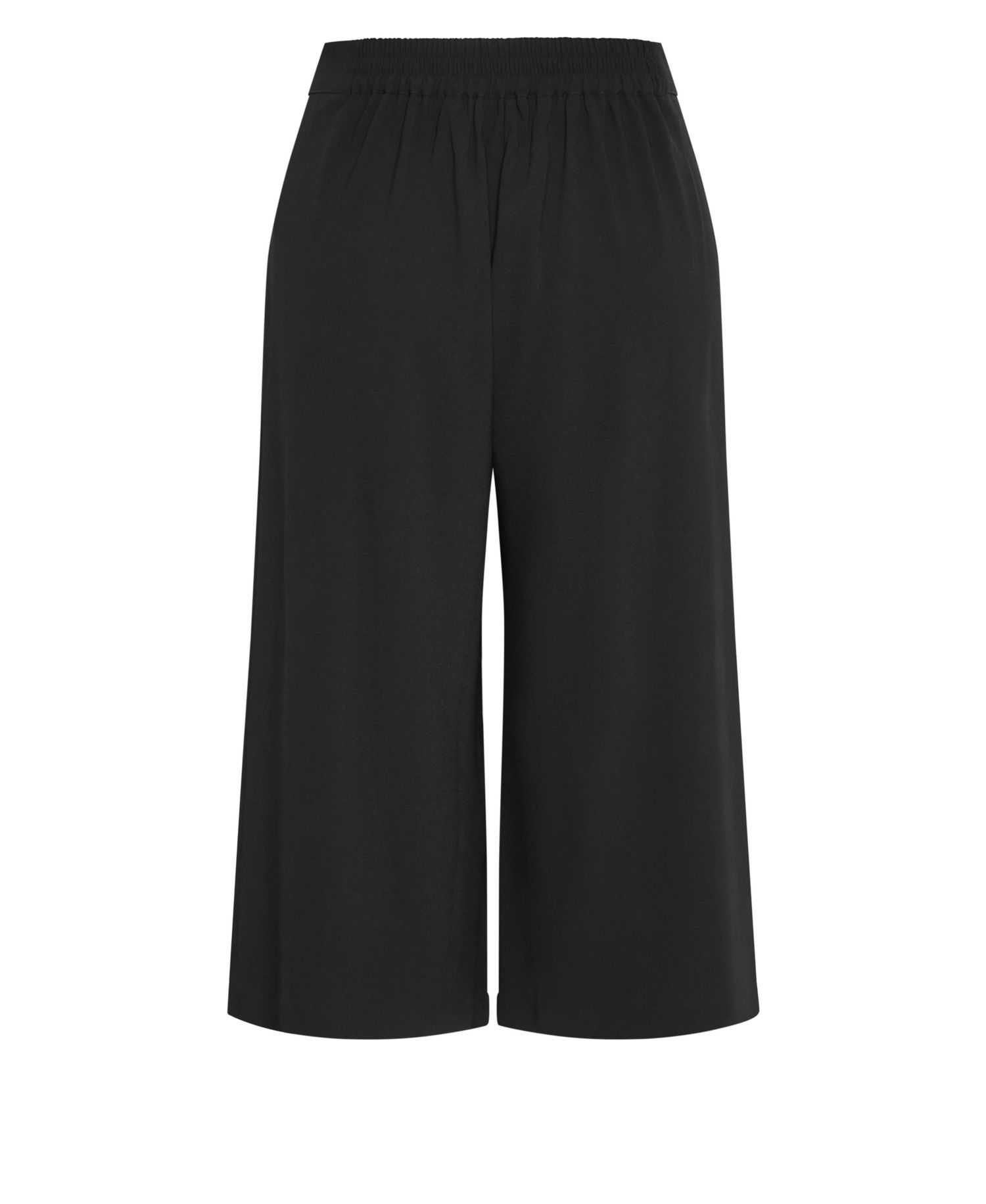 Plus Size Abbie High-Waisted Wide-Leg Cropped Pants