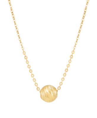 18" Cable Chain Necklace in 10k Yellow Gold