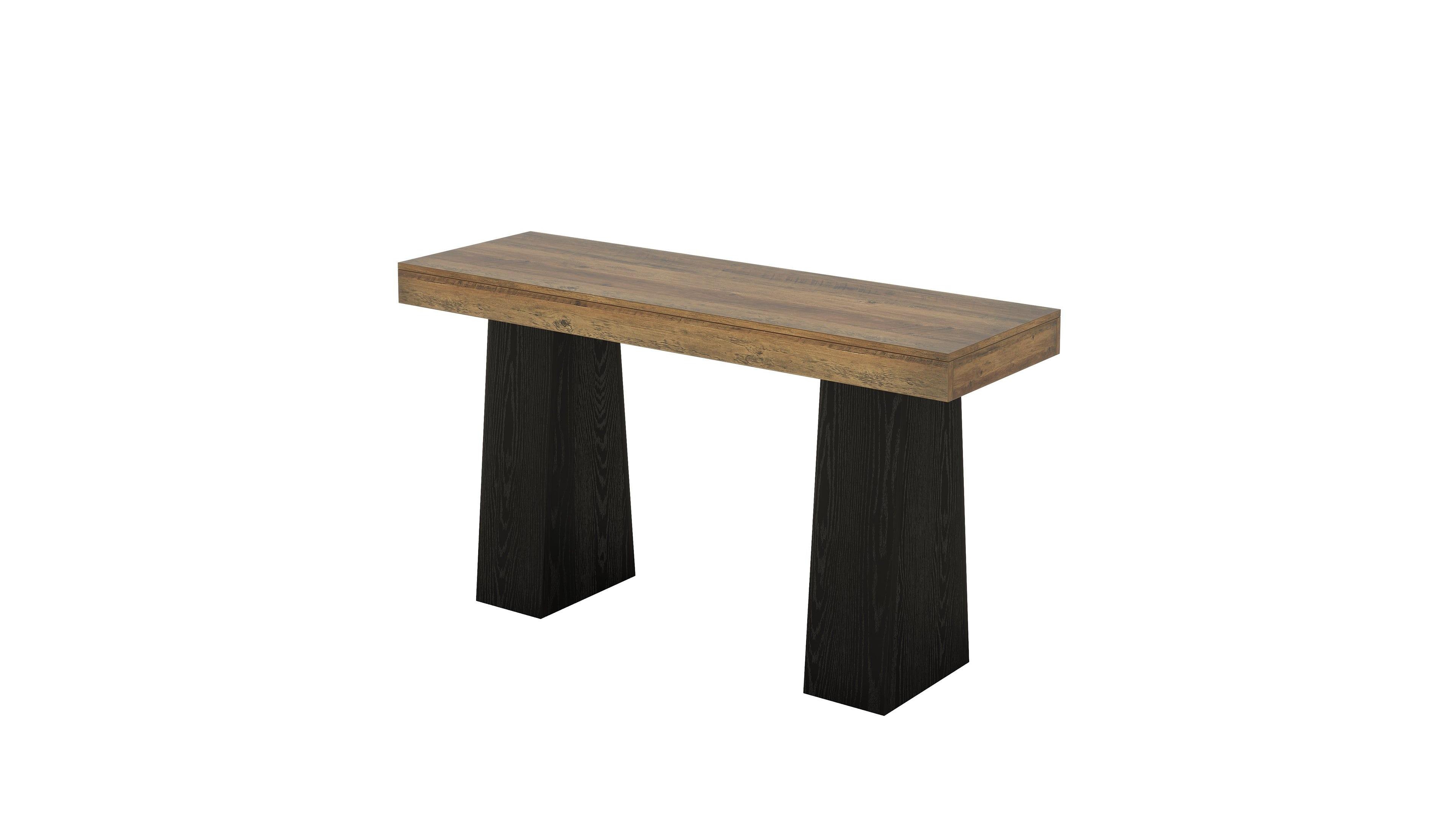 Slickblue Rectangular Counter Height Bar Table with Thickened Top for Kitchen