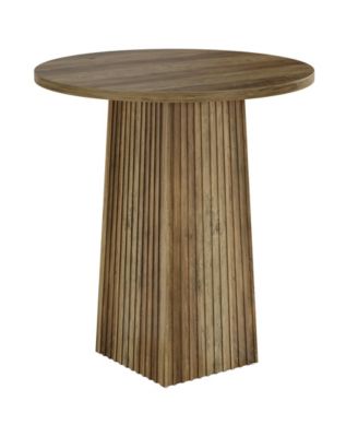 Round Pub Table with Bar Height Design for Dining Room and Kitchen