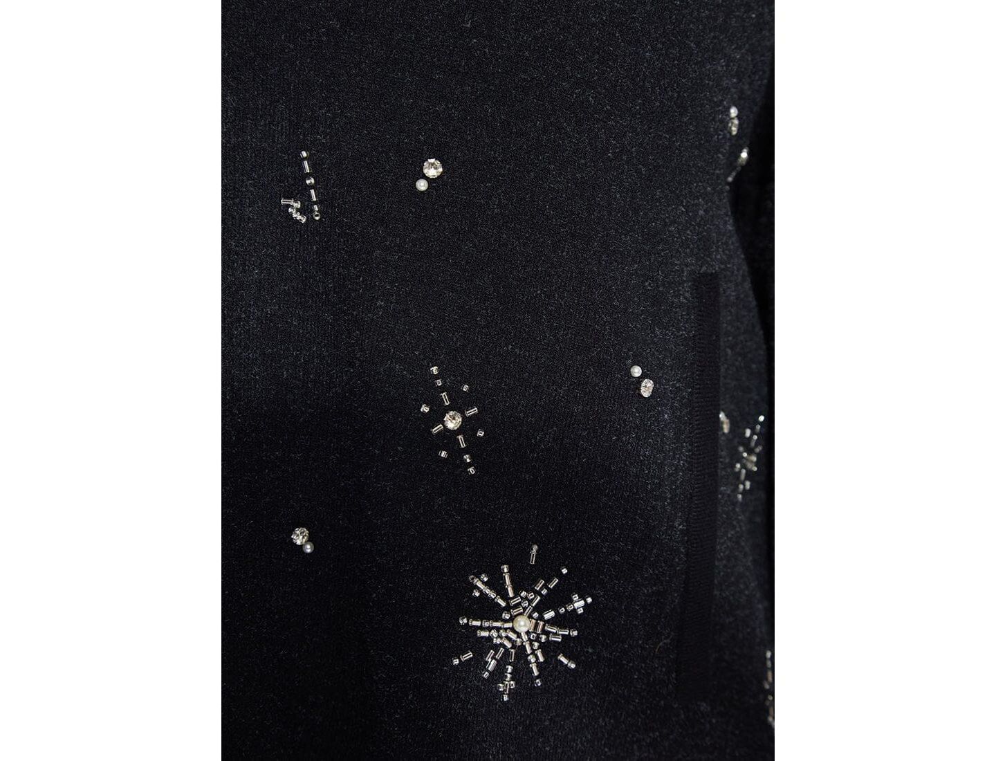 Женская куртка LYSSE Plus Size Scottie Oversized Embellished Knit, цвет: Графитовый / Серый — фото 4