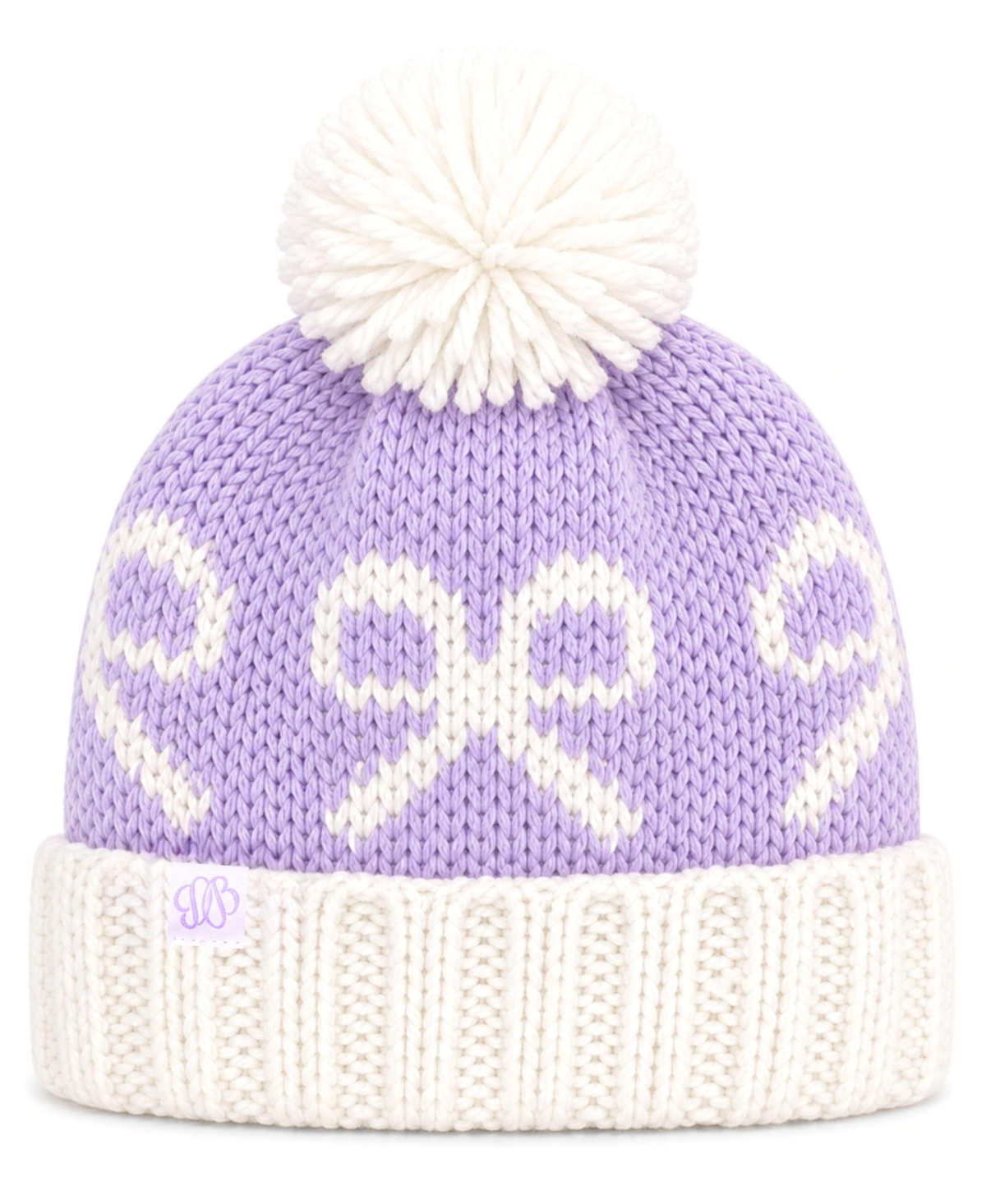 Bits & Bows Girls' Bobble Hat Pom Beanie