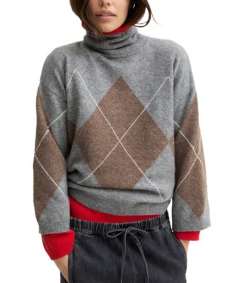 Women's Emmcamera Turtleneck Sequin Wool-Blend Sweater