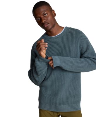 Men's Chunky Oversized Crewneck Sweater
