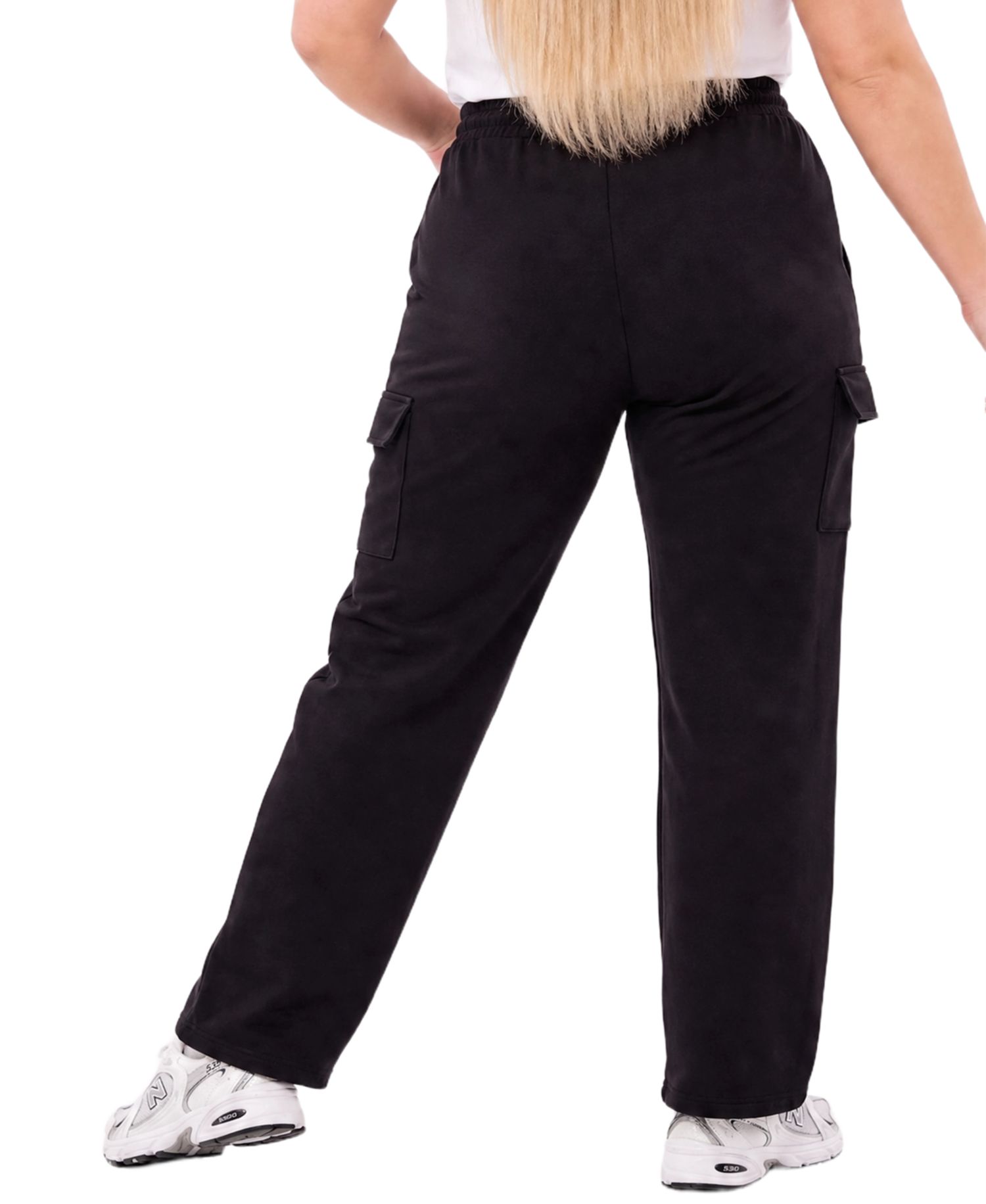 Plus Size Cargo Wide-Leg Pants