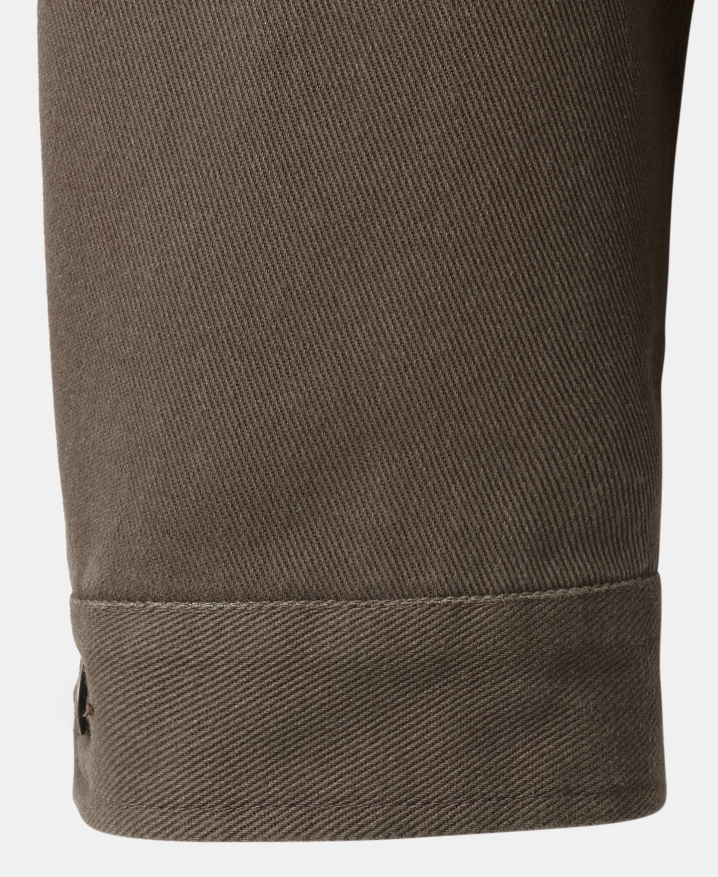 Мужская куртка Mango Corduroy Collar Denim Straight-Fit, цвет: Коричневый — фото 8