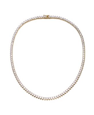 Minimalist Cubic Zirconia 4MM Tennis Necklace