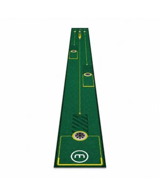13ft Golf Putting Mat With Alignment Guides For Pace Control And Stroke Practice