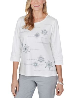 Women's 3/4-Sleeve Crewneck T-Shirt