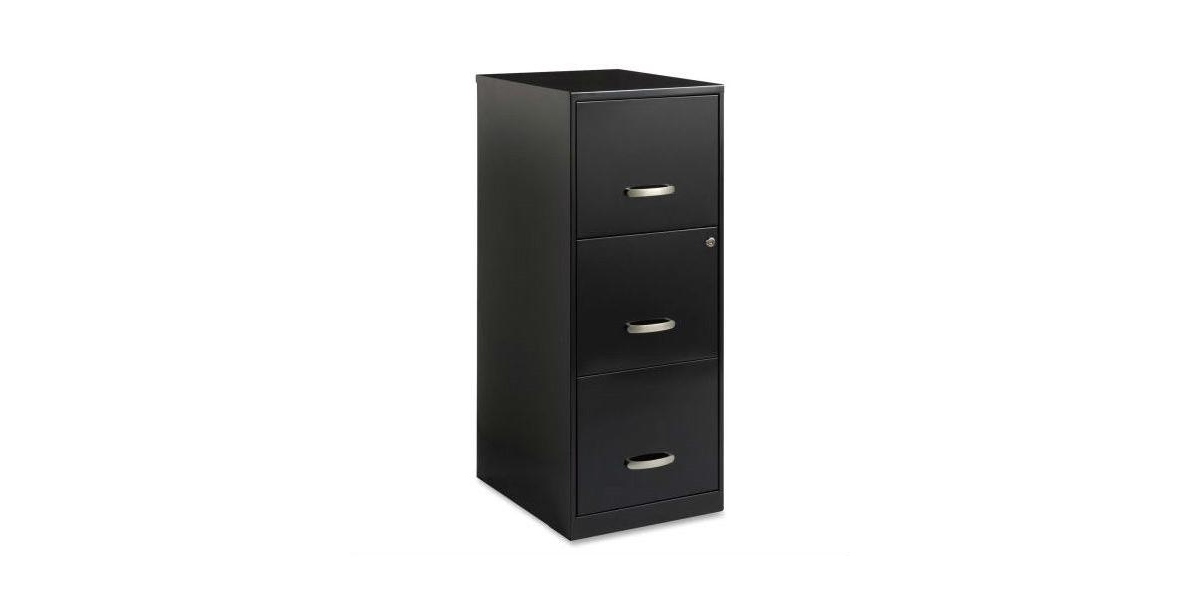 Slickblue 3 Drawer Metal Filing Cabinet for Home Office