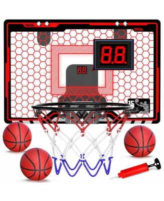 Adjustable Indoor Over The Door Basketball Toy For Kids 4 12 With 3 Game Modes